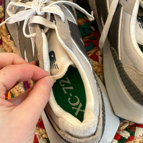 NWOT New Balance XC-72 Gray and White Sneakers - Picture 5 of 10